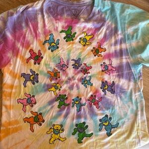 Grateful Dead Multicolor Tie-Dye Kids Tee
